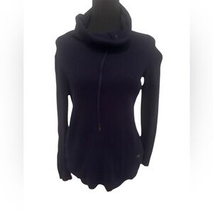 Lauren Ralph Lauren Dark Blue Cowl Neck Sweater